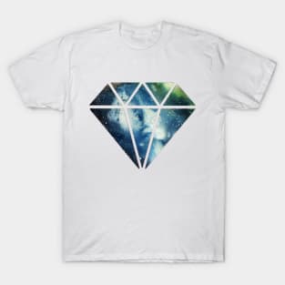 blue diamond galaxy T-Shirt